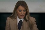 Melania Trump, źródło: YouTube/ MSNBC