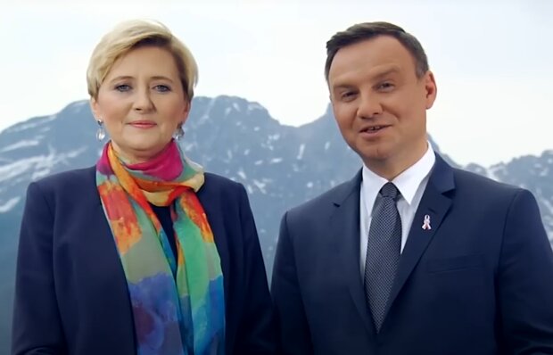 Para prezydencka, źródło: YouTube/ Andrzej Duda