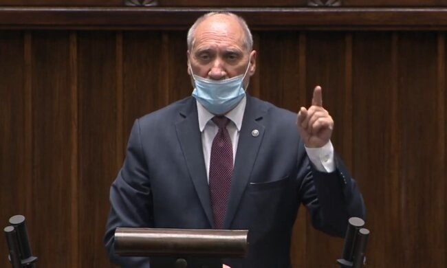 Antoni Macierewicz. Źródło: Youtube Janusz Jaskółka