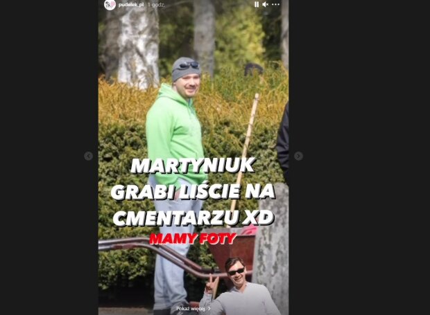 Daniel Martyniuk przyłapany na pracach społecznych/ Instagram pudelek.pl