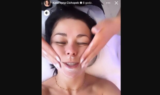 Katarzyna Cichopek u kosmetyczki/Instagram @KatarzynaCichopek