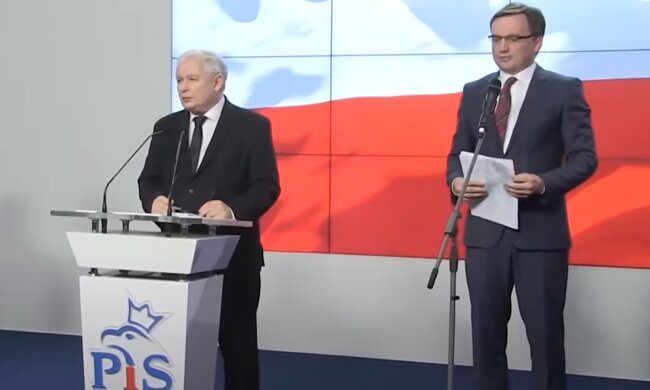 Kaczyński, Ziobro, źródło: YouTube/Prawo i Sprawiedliwość