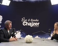 Filip Chajzer i Bianka, screen Youtube @filipchajzerpodcast