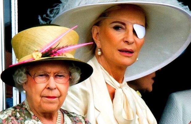 Księżna Michael z Kentu i królowa Elżbieta II. Źródło: viva.pl