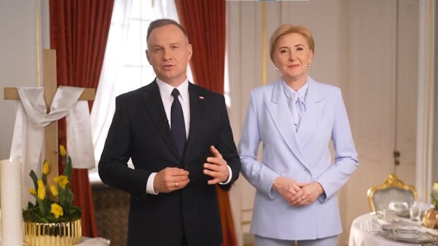 Andrzej Duda i Agata Kornhauser-Duda, screen Youtube @prezydent
