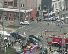 wypadek w Szczecinie, screen Youtube @Telewizja_Republika