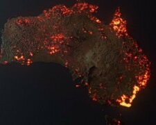 Fałszywa mapa pożarów Australii stała się wirusowa