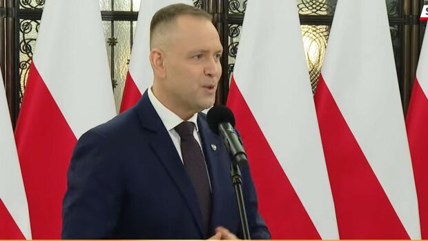 Napięcie podczas konferencji Karola Nawrockiego. W trakcie spotkania rozległy się okrzyki