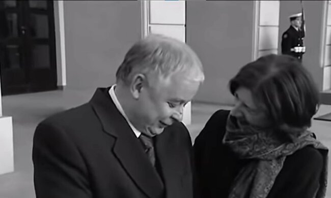 Lech Kaczyński i Maria Kaczyńska, screen Youtube @dziast17