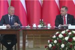 Donald Tusk, Karol Nawrocki/YouTube @Telewizja Republika