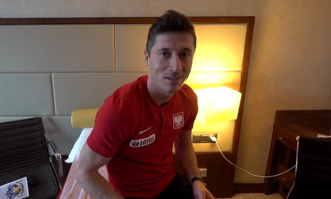 Robert Lewandowski/ screen YT