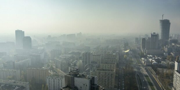 Warszawa, stan powietrza