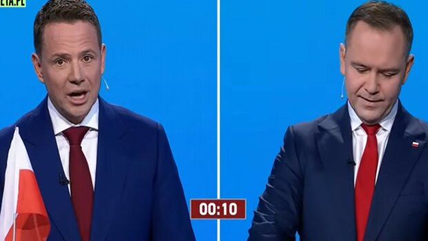 Trzaskowski i Nawrocki, screen Youtube @gazetapl