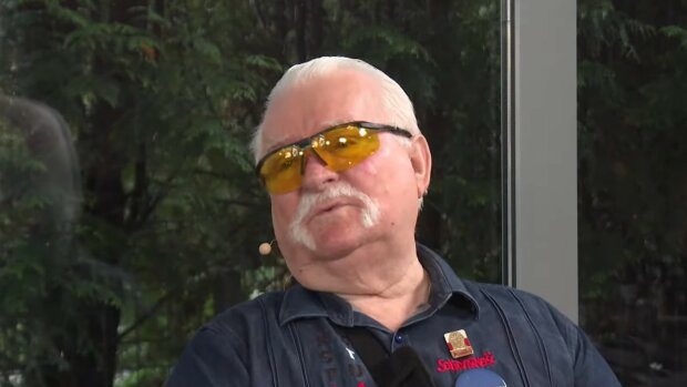 Lech Wałęsa, screen Youtube @RMF24Video