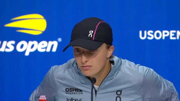 Iga Świątek, screen Youtube @usopen