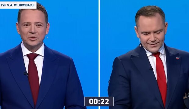 Trzaskowski i Nawrocki, screen Youtube @Telewizja_Republika