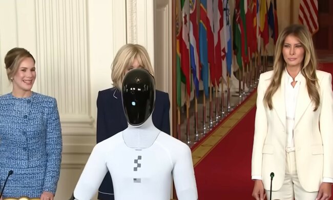 Melania Trump, Marta Nawrocka, screen Youtube @CSPAN