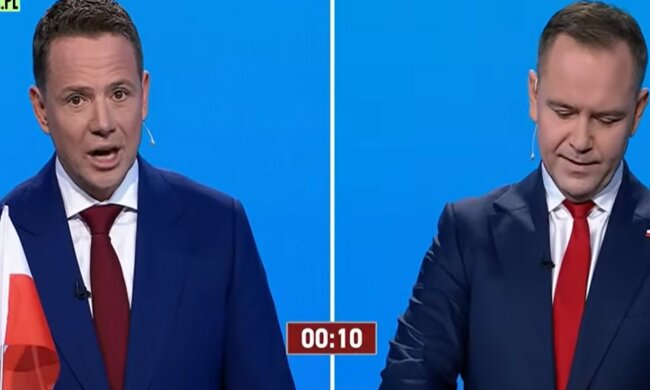 Trzaskowski i Nawrocki, screen Youtube @gazetapl
