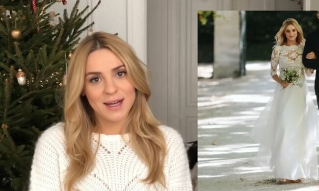 Suknia ślubna Kasi Tusk/YouTube @Rzeczy od serca