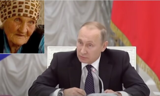 Prawdziwa Matka Putina/Twitter @Daily Star //Władimir Putin/YouTube @ciekawehistorie