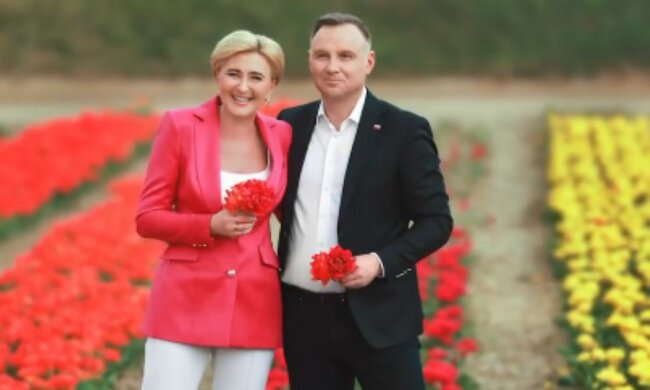 Para prezydenck na dożynkach/Instagram @prezydent_pl