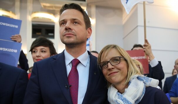 Rafał Trzaskowski i Małgorzata Trzaskowska. Źródło: pomponik.pl