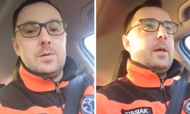 Ratownik medyczny apeluje do Polaków. Screen: Facebook.com