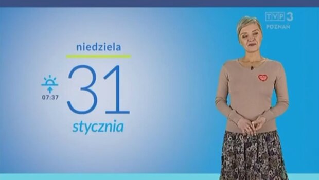 Patrycja Kasperczak w TVP. Źródło: Youtube  TYGRYS SYBERYJSKI