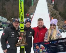 Adam Małysz, Kamil i Ewa Stochowie/Instagram