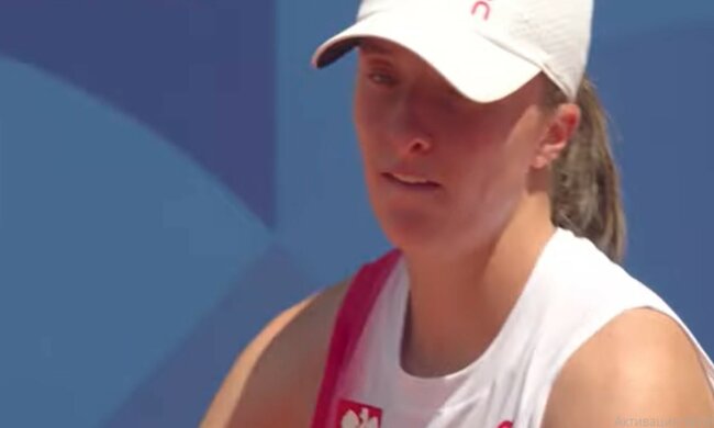 Iga Świątek, screen Youtube @eurosport_tennis