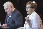Danuta Wałęsa, Lech Wałęsa. Źródło: Youtube Super Reporter
