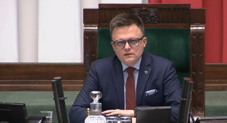 Szymon Hołownia, screen Youtube @videoparlamentpl