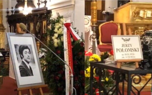 Pogrzeb Jerzego Połomskiego/YouTube @Hollywood&Bollywood