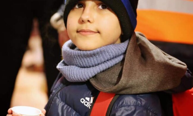 11-letni chłopiec, który uciekł z Ukrainy/Facebook @ Polícia Slovenskej republiky