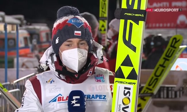 Kamil Stoch. Źródło: Youtube Eurosport Polska