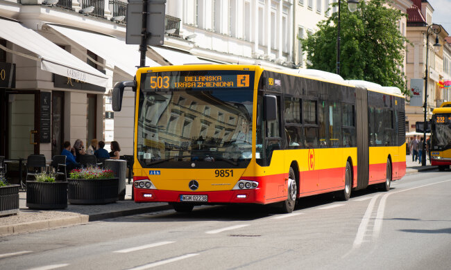 Warszawa, autobus miejski