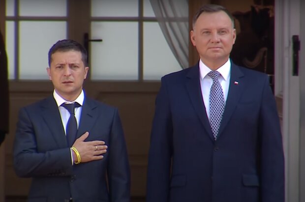 Wołodymyr Zełenski i Andrzej Duda/YouTube @Prezydent.pl