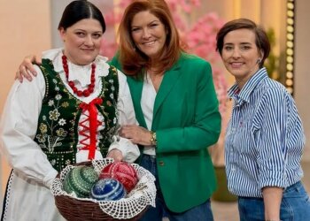 Katarzyna Dowbor w "Pytaniu na śniadanie"/Instagram @PytanieNaŚniadanie