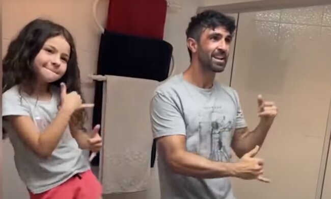 Córka z ojcem, źródło: YouTube/ Samir  Shorts