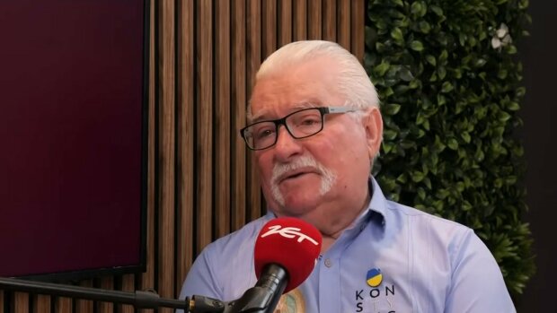 Lech Wałęsa, screen Youtube @radiozet