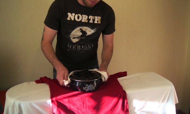 wyprasować pranie bez żelazka, screen Google