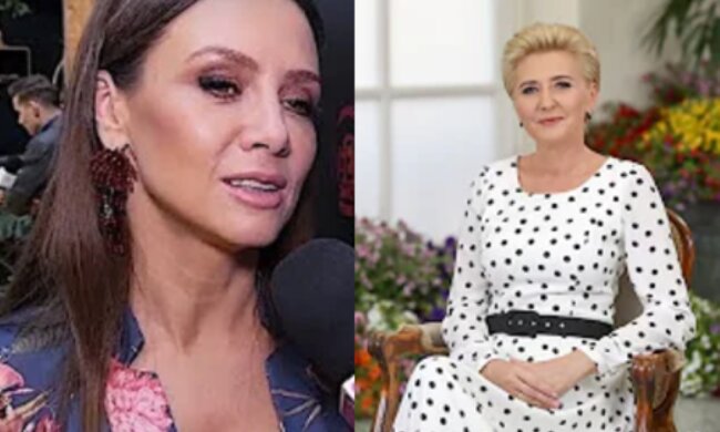 Kinga Rusin/YouTube @Jastrząb Post// Agata Kornhauser-Duda/YouTube @Prezydent RP