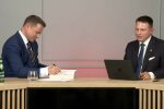 Trzaskowski i Mentzen, screen Youtube @SławomirMentzen