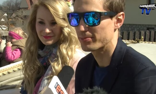 Ewa Bilan-Stoch i Kamil Stoch. Źródło: Youtube Tygodnik Podhalański