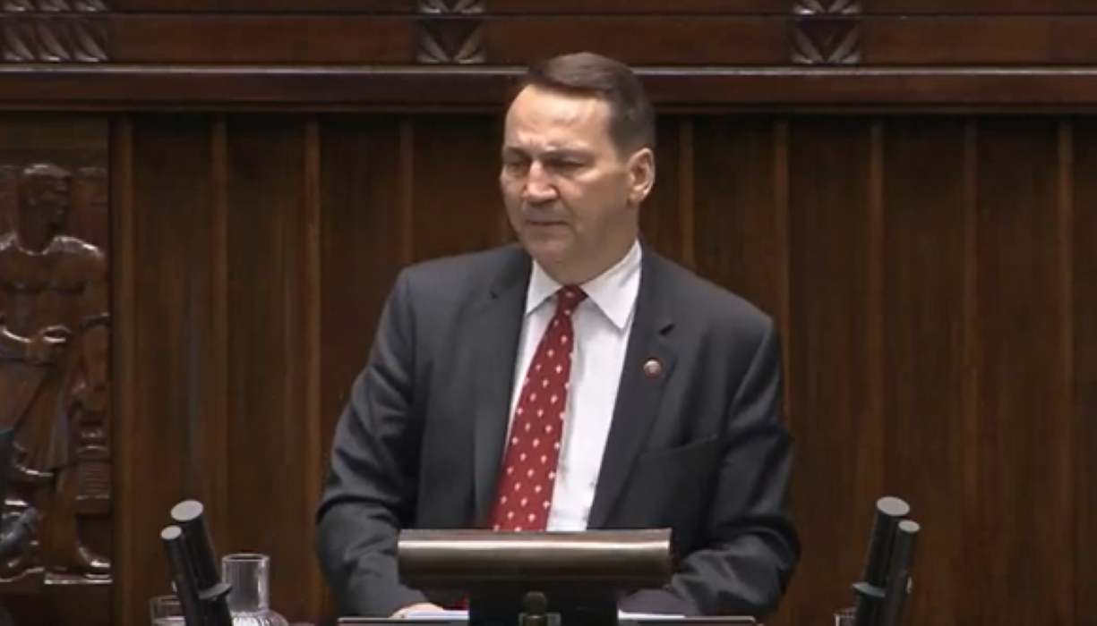 Wystąpienie Radosława Sikorskiego odbiło się szerokim echem. Jest reakcja Kremla