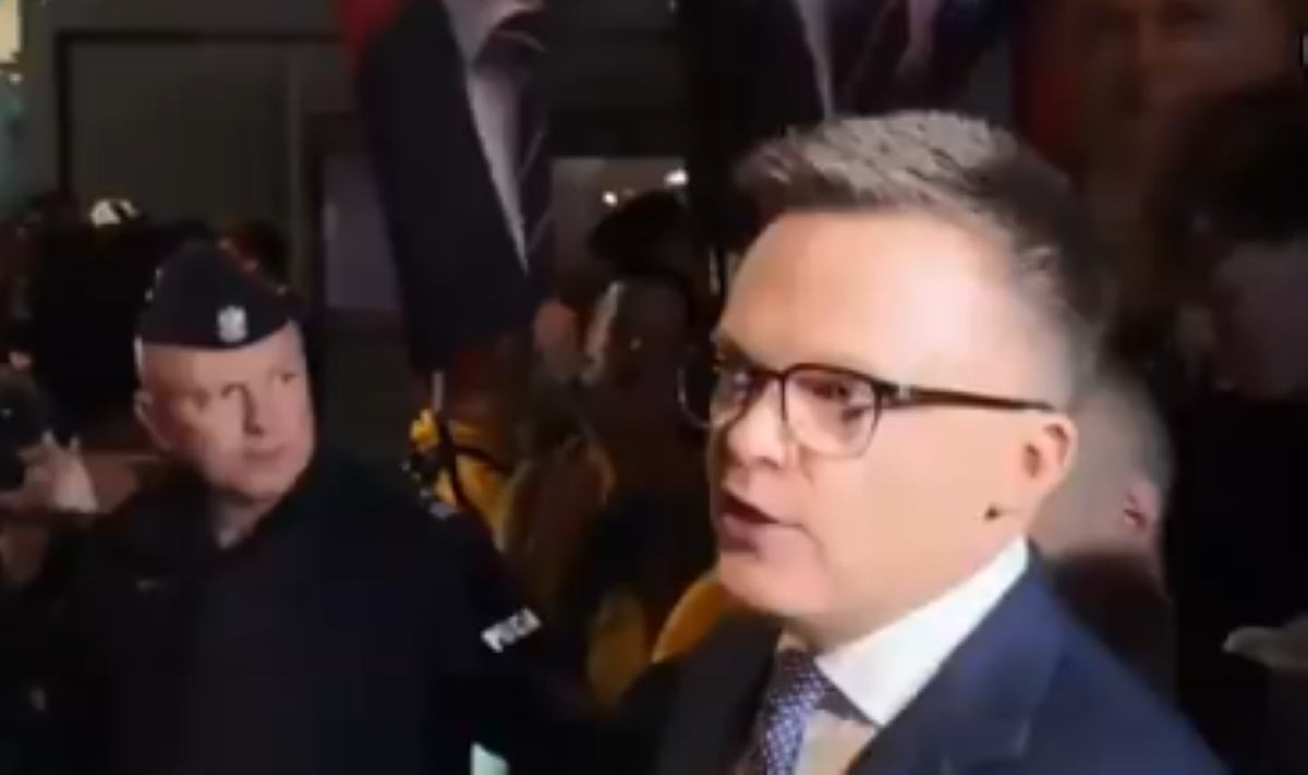 Awantura po debacie. Tak Szymon Hołownia odpowiedział zwolennikowi Grzegorza Brauna