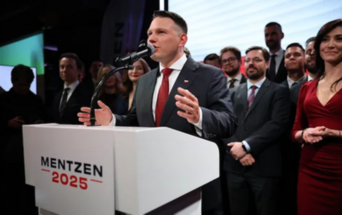 Mentzen zabrał głos po wynikach wyborów. Zrobił to w iście filmowym stylu