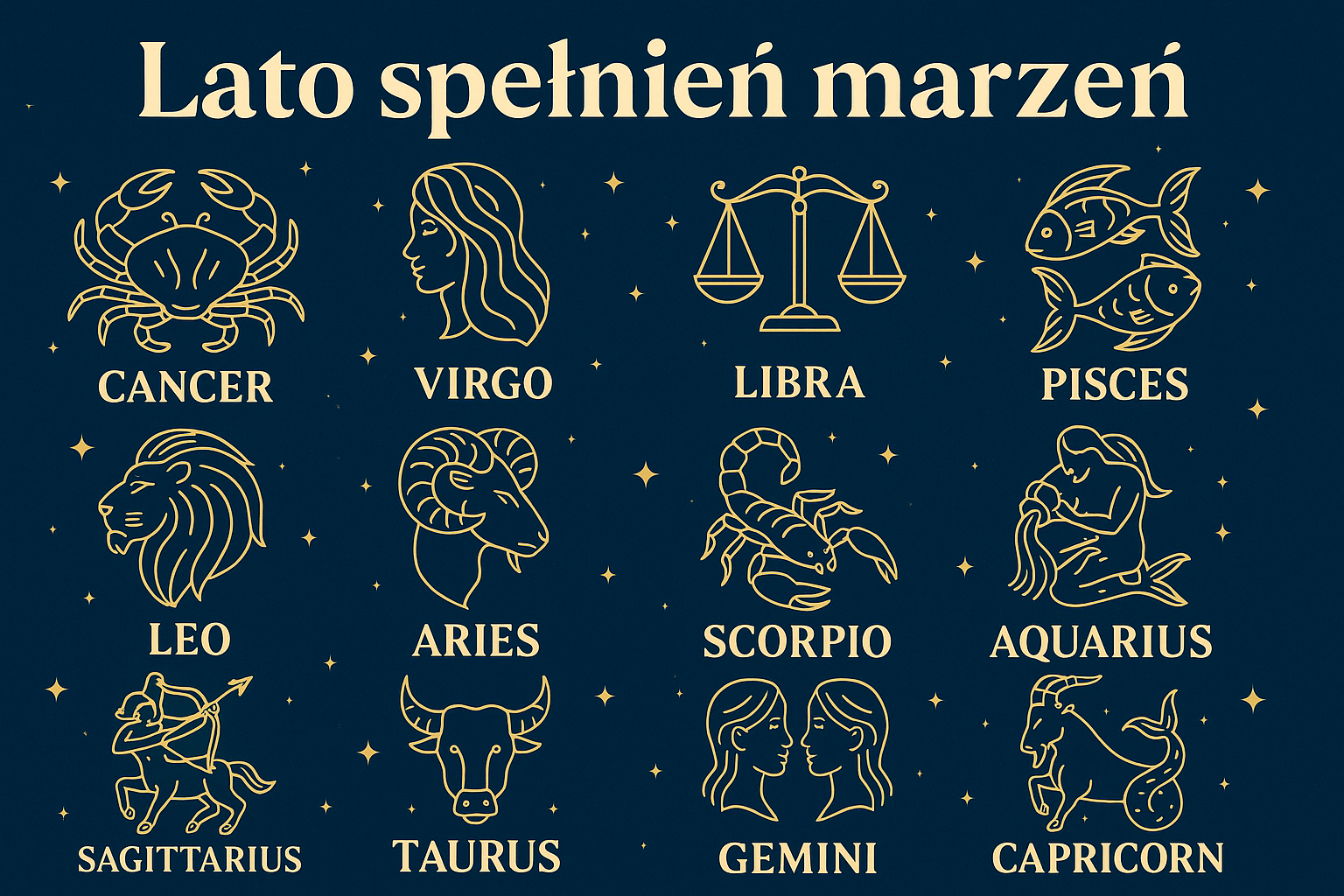Lato spełnionych pragnień. Te cztery znaki zodiaku odnajdą prawdziwe szczęście