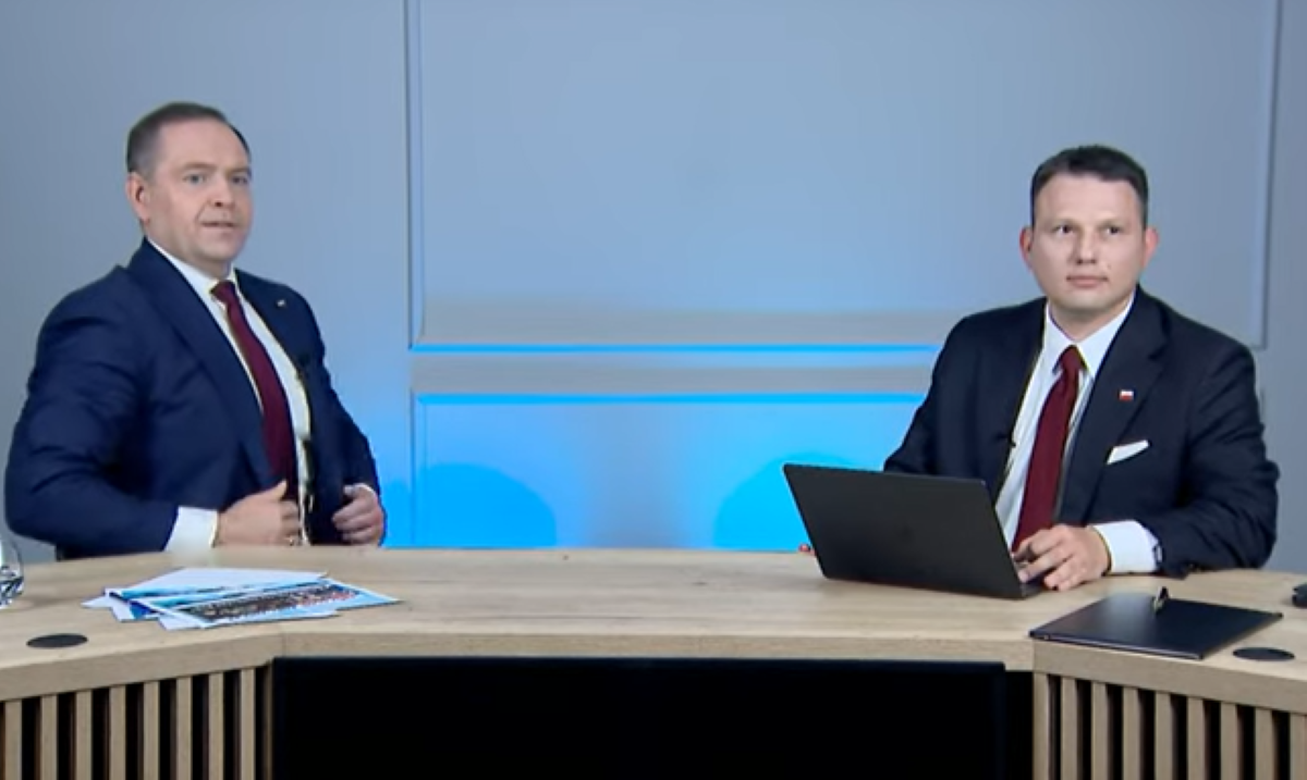 Sławomir Mentzen spotkał się z Karolem Nawrockim za zamkniętymi drzwiami. Wiadomo, o czym rozmawiali