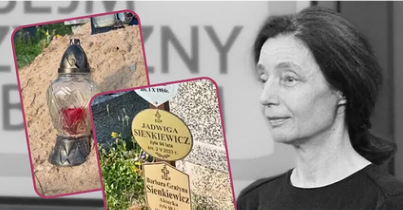Odwiedzili grób Barbary Sienkiewicz. Ten widok skłania do refleksji